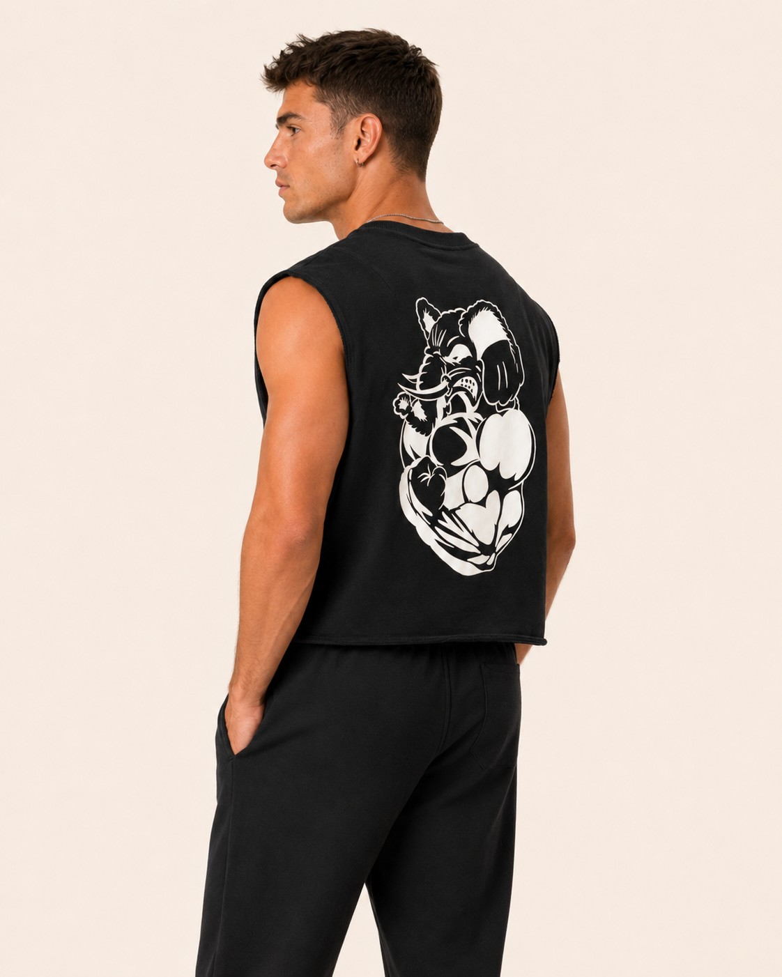 French Terry Boxy Tank Top