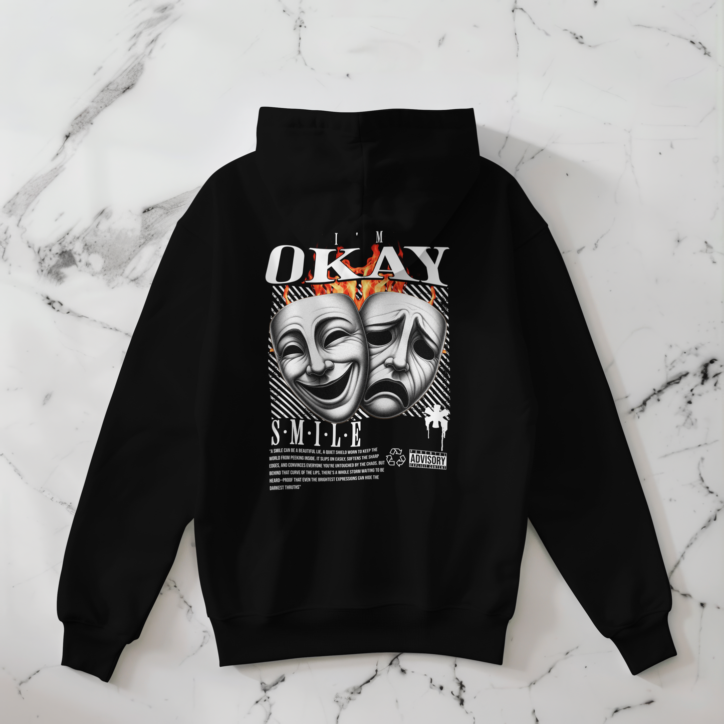 I'M OKAY OVERSIZED HOODIE