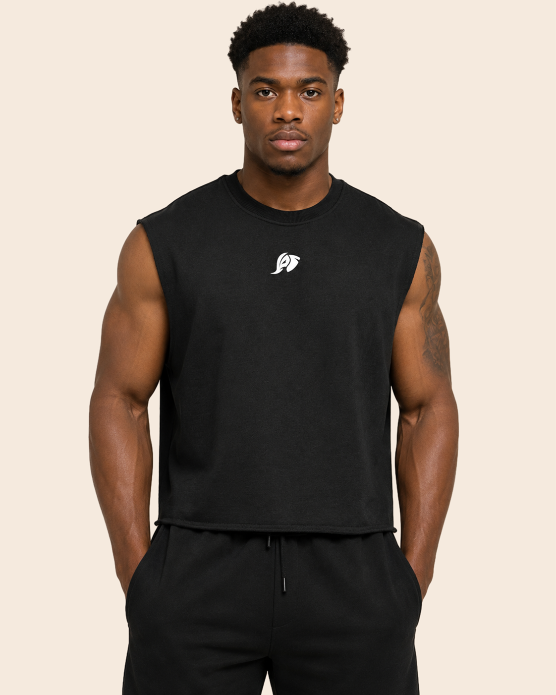 French Terry Boxy Tank Top